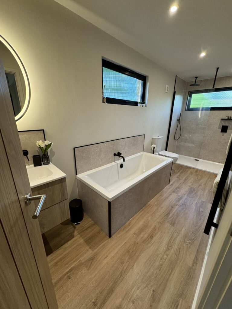 Bathroom in Unbox Holiday Lodge